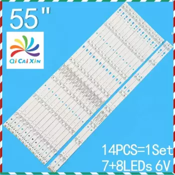 Светодиодная лента подсветки для MHDV5533-U4 LT-55C550 LED55D08B-ZC14CG-02 LED55D07A-ZC14CG-02 30355007206 LE55D8810 F55A7F1