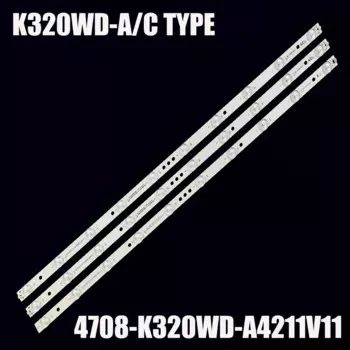 Светодиодная лента подсветки для Skyworth LE32D99 32E61HR TCL LE32D99 4708-K320WD-A4211V01 4708-K320WD-A4211V11