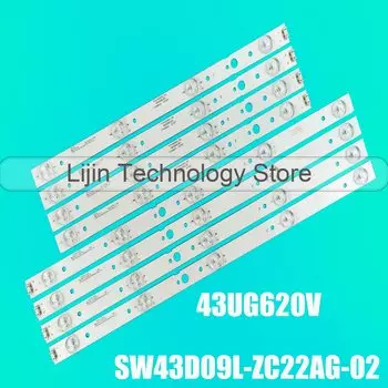 Светодиодная лента подсветки для телевизора 43UG620V 43UJ620V 8 шт