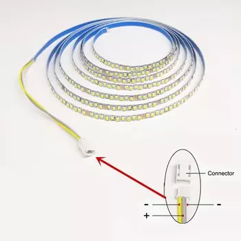 Светодиодная лента QINGYING SMD2835 3000K+6500K