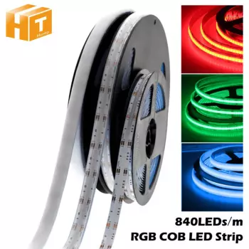 RGB Светодиодная лента Hunta 840 светодиодов 12/24В 10мм IP67 5м