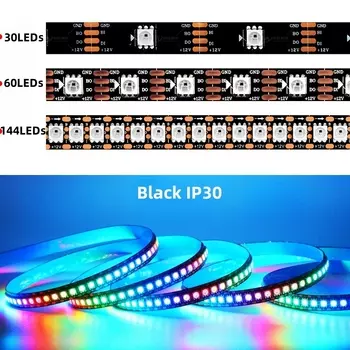 Светодиодная лента SAGE LU MEI WS2815 12В 30/60/74/96/144 LEDs/м