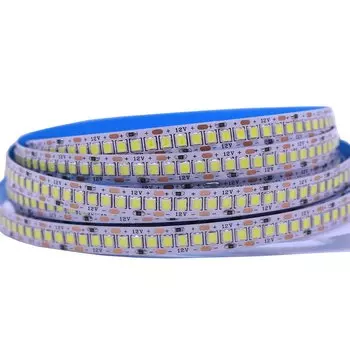 Светодиодная лента taslauk 12В белая тёплый белый 240leds/м 10мм