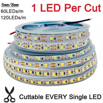 Светодиодная лента Veromount 5 м 5V тёплый/холодный белый