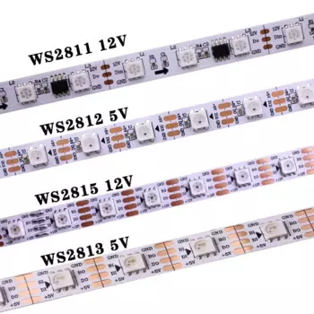 Светодиодная лента WS2812B/WS2815/WS2811/WS2813 RGB SMD 5050 taslauk