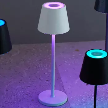 Светодиодная настольная лампа RGB с зарядкой, портативный ночсветильник для ресторана, бара, настольная декоративная лампа для создания атмосферы, 5 В, USB