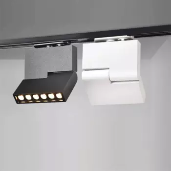 Светодиодная подсветка 6 Вт 12 Вт AC85-265V светодиодные лампы для рельсов прожектор Теплый Холодный белый утопленные светильники для дома магазин освещения