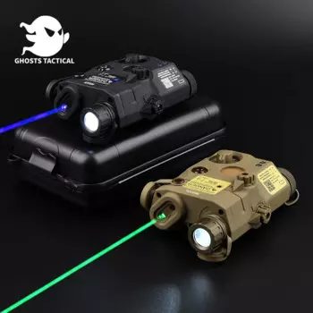 Светодиодная подсветка для батарейного отсека, для страйкбола, PEQ-15, AR15, M4, красный, красный, зеленый, синий лазер AN/оружие, винтовка