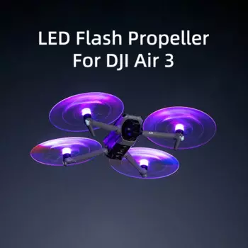Светодиодная вспышка для дрона DJI Air 3, пропеллер, перезаряжаемые лопасти, ночник, малошумный реквизит с крыльями, лопасти, аксессуары
