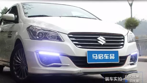 Светодиодные дневные ходовые огни Eosuns для Suzuki Alivio Ciaz, с синей подсветкой, высокое качество