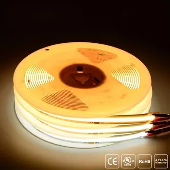 COXO Светодиодная лента COB 320/480 светодиодов/м DC12V 24V
