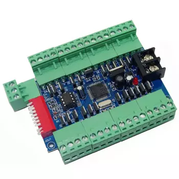 Светодиодный декодер 24CH DMX512, лампа-регулятор, 24 канала, 8 групп, 3 А, простой DMX декодер, диммер DMX512, 3P, RGB светодиодный контроллер