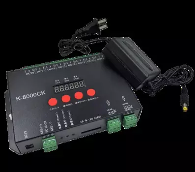 Светодиодный пиксельный контроллер для SD-карты K-8000CK ws2811 Led 8192 пикселей