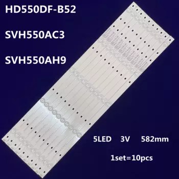 Светодиодный Подсветка ленты 5 лампы для его RU se 55 "ТВ SVH550AC3_5 светодиодный _ REV05_150410 светодиодный 55EC290N светодиодный 55K1800 LC-55LB481U NS-55D510NA17