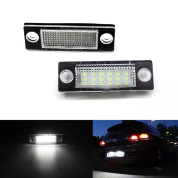 Светодиодсветильник подсветка номерного знака для VW Passat B5.5 Caddy MK3 Golf Transporter Skoda T5 T6 Touran Jetta Syncro