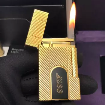 Светоотражающая газовая зажигалка JT. Duмена, портативная уличная Зажигалка для сигар с ярким звуком, гаджет для сигарет, подарок для парня