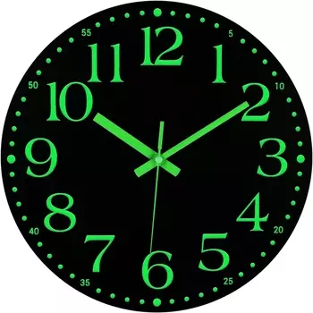 Светящиеся настенные часы Cloc 30 см