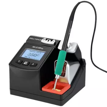 Свинцовая паяльная станция KELLYSHUN AE-210Pro 100 Вт, 2 секунды, быстрый нагрев, умная цифровая паяльная станция с умным спящим режимом