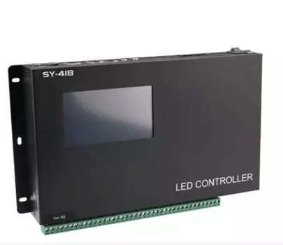 SY-418-B2 Сенсорный Музыкальный контроллер с сенсорным экраном DMX на SPI AC100V- 240V 8 каналов DMX512 программируемый цифровой светодиодный контроллер