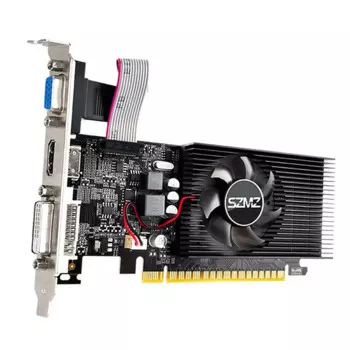 SZMZ GT730 4 ГБ DDR3 128-битная видеокарта с охлаждающим вентилятором Низкопрофильная видеокарта для офиса/домашних развлечений ПК Игры
