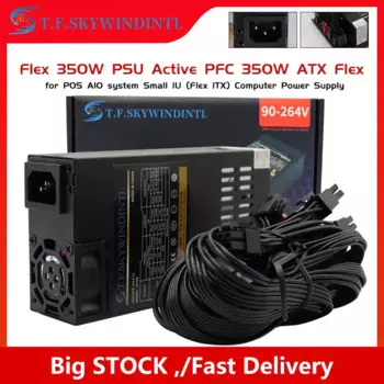 T.F.SKYWINDINTL Flex PC PSU 400W маленький 1U блок питания Номинальная мощность 350 Вт полный модуль 80 плюс золотой для K39 A4 S3 G5 ITX Mini чехол