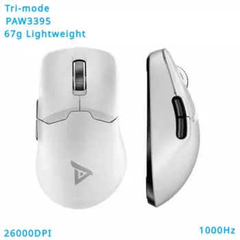 TAIDU TSG608MAX трехрежимная легкая беспроводная мышь PAW3395 игровой ПК универсальная правшей Bluetooth оптическая эргономичная Esport