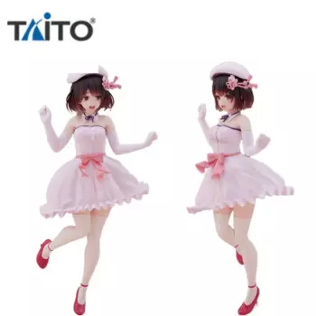 TAITO True Saekano: как поделиться скучной девушкой Аниме фигурки kato Megumi платье экшн-Фигурки игрушки для детей подарочная модель