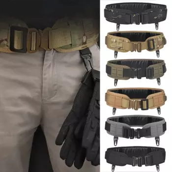Тактический мягкий ремень для страйкбола CS Combat Molle, страйкбольные ремни, поясной ремень для пейнтбола, военные игры, охотничьи аксессуары