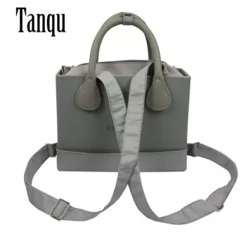 Tanqu O Bag, стильная резиновая силиконовая квадратная сумка huntfun с внутренним карманом и круглой ручкой с ремешком на ремне, Женская сумка через плечо