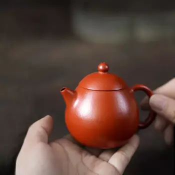 [Tao yuanисинский оригинальный чайник из исинской глины, чайник Huang Meiping ручной работы, искусственный песок, дракон, яйцо, 120 куб. См