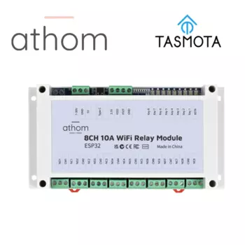 Tasmota 8CH ESP32 RF433 Inching/самоблокирующее реле