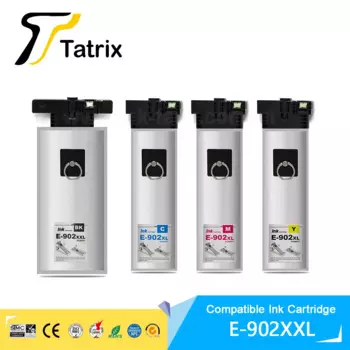 Tatrix T902XXL T902XL 902XL T902 Совместимый картридж с чернилами для принтера Epson WorkForce Pro WF-C5710 WF-C5790. Применимо к NA.