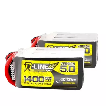TATTU R-LINE 5,0 4S 6S 1050/1200/14001550mAh 150C литиевая батарея с разъемом XT60 подходит для FPV Freestyle Racing