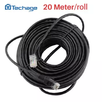 Techage 10M 20M 30M 50M кабель Ethernet сетевой кабель RJ45 патч наружный водонепроницаемый кабель LAN провода для системы IP-ка
