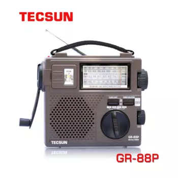 TECSUN телефон, цифровой радиоприемник, экстренное радио, динамическое радио со встроенным динамиком, ручная работа