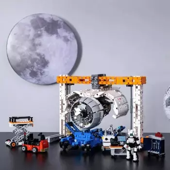 Технический конструктор MOC 85006 для обслуживания летательного аппарата, мастерской, 2000 деталей