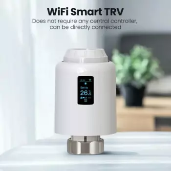Термостат Tuya Zigbee с Умной головкой, привод клапана радиатора, контроллер температуры нагрева, домашний контрольный клапан Alexa