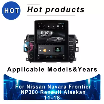 Tesla стиль вертикальный умный автомобильный радиоприемник для Nissan Navara Frontier NP300 Renault alalaska 2011-2018 gps-навигатор для автомобиля Bluetooth
