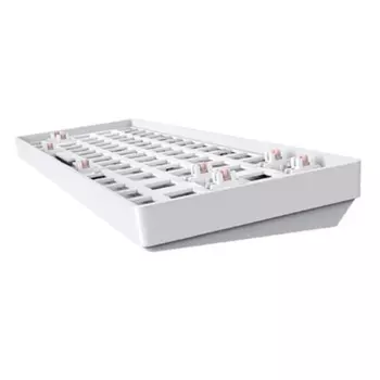 TESTER68 Индивидуальный комплект механической клавиатуры, комплект горячей замены, 2,4G, двухрежимная беспроводная Bluetooth-клавиатура, белая