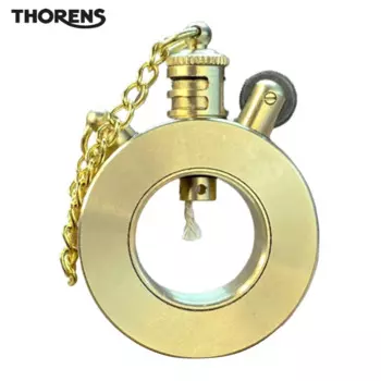 THORENS-винтажная керосиновая зажигалка, креативная круглая, индивидуальная, шлифовальный круг, ветрозащитная, искусственная, уникальный подарок