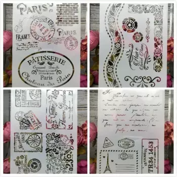 TIAMECH Трафареты для рисования 4 шт.