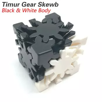 Тимур Gear Skewb Черно-белый корпус Волшебный куб Пазлы Калвина Нео Профессиональная скоростная головоломка Головоломки Развивающие игрушки