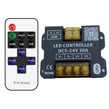 TIPRES Контроллер светодиодной ленты Bluetooth 30A 360W
