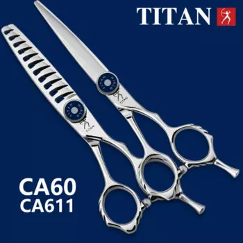 TITAN профессиональные ножницы для стрижки истонченных волос парикмахерский инструмент новый товар парикмахерские ножницы 6 дюймов vg10 сталь с ЧПУ