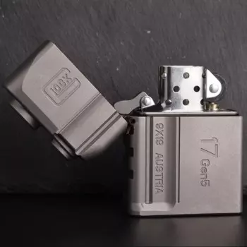 Титановая керосиновая бензиновая масляная Зажигалка ручной работы 17 Gen5 из чистой меди в стиле ретро Толстая броня для мужчин коллекционный подарок