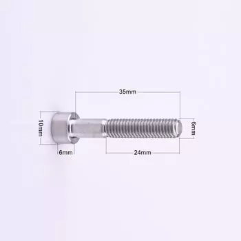 Титановые болты M6 TC4/GR5