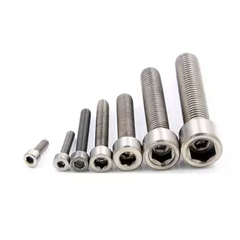 Титановые шестигранные болты Aleen DIN 912