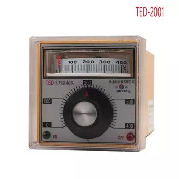 ТЭД-2001 0-400 Контроллер температуры дисплея указателя - 220 В/380 В, термостат типа K, вращающаяся кнопка, регулятор для промышленности
