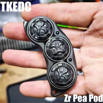 TKEDC циркониевый горошек 135 г металлический Спиннер Gyro Slider фиджет игрушки для взрослых