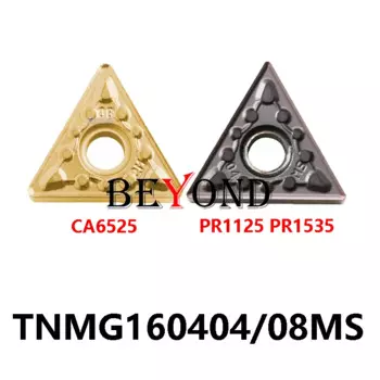 TNMG160408MS CA6525 TNMG160404MS PR1125 PR1535 100% оригинальные карбидные вставки TNMG160408 TNMG160404 MS токарный резец инструмент CNC TNMG